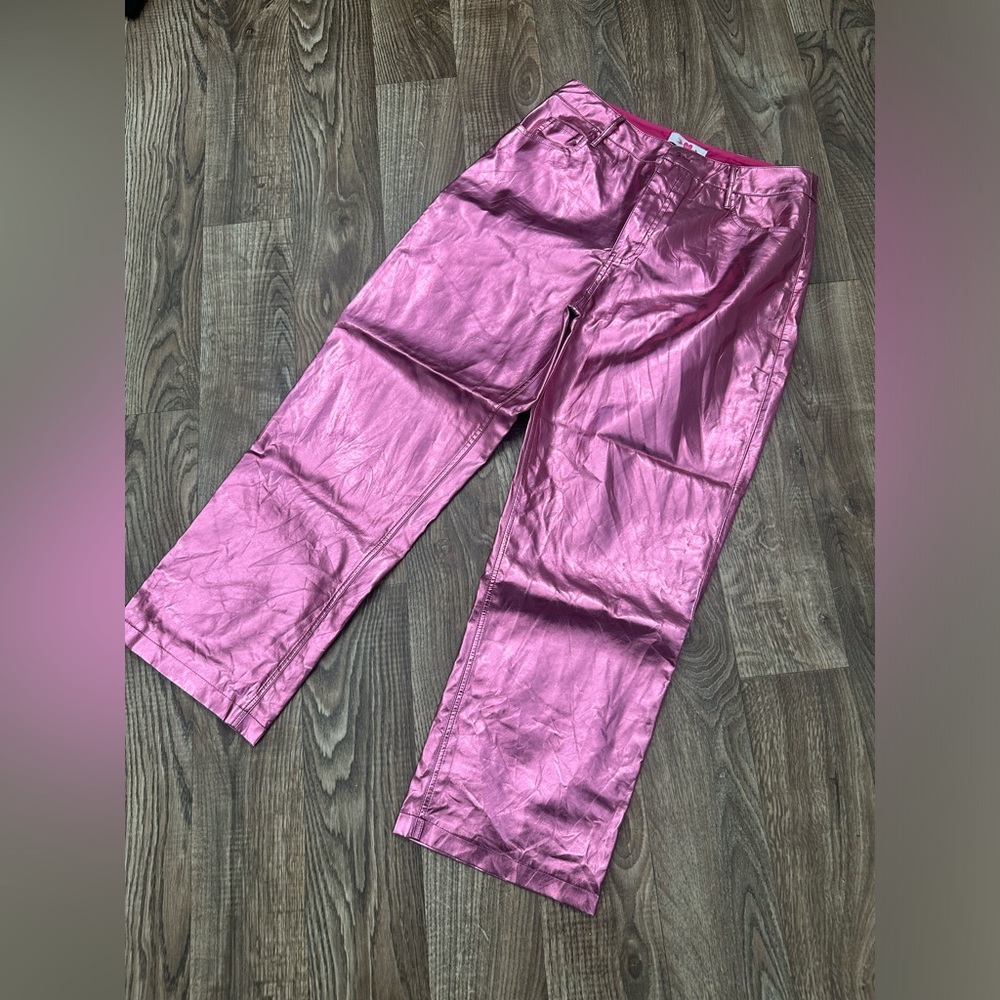 Buddy Love metallic leather pant!